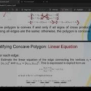 Computer Graphics Problems Lecture 5 Part 2 Concave Polygon