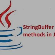 Session 18 StringBuffer Class In Java Methods Of StringBuffer With Example