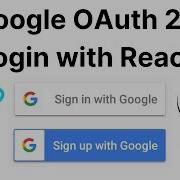 Google OAuth 2 0 Login For React In 5 Minutes