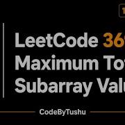 LeetCode 3691 Maximum Total Subarray Value II Java Code Sparse Table Priority CodeByTushu