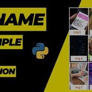 Rename Multiple File Python Script
