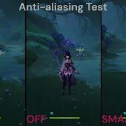 Anti Aliasing Comparison FSR2 Vs SMAA Vs OFF Genshin Impact