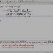 Java String Substring