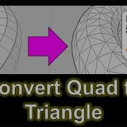 Blender 5 1 Tutorial Convert Quad Faces To Triangles Using Triangulate Modifier