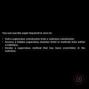 When Can You Use Super Keyword Interview Javainterviewquestions
