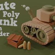 THIS Is How I Model A 3d CUTE Low Poly Tank In Blender Beginner Tutorial