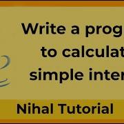 Write A Program To Calculate Simple Interest In Java Bluej Java Program