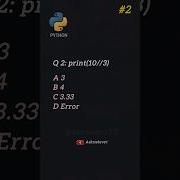 Python Quiz Challenge Day 2 Can You Solve This Shorts Python