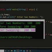 Java Program To Swap Two Numbers Learn Coding