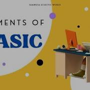 08 Elements Of QBasic Language Character Set Keywords Constants Variables Operators