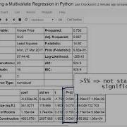 Py 97 Running A Multivariate Regression In Python