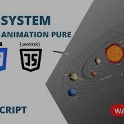 Solar System Of Galaxy Animation Pure CSS And HTML Solar System Animation CSS