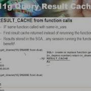 Rev Up Your Oracle Functions Using Result Cache