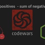 Codewars Count Of Positives Sum Of Negatives 8 Kyu TDD In JavaScript