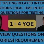 Testing Mock Interview 2 YOE Develop Test Cases From Requirement Agile Q As