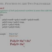FITECH04 Addition Of Two Polynomials Using Linked List