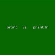 Глава 1 Print Vs Println