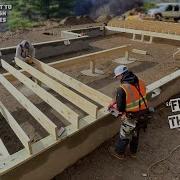 Подоконники балки и балки перекрытия Строительство горного домика EP07