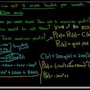 Calculus Optimization Maximum Profit With Price Reductions