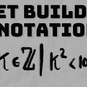 How To Use Set Builder Notation Discrete Math