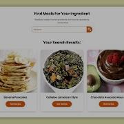Food Recipe App Using API Vanilla JS Project
