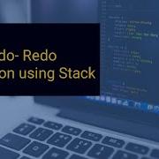 DAA Project Explaining Undo Redo Using Stack