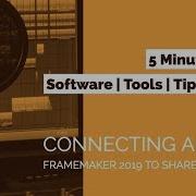 5 Minute Friday Connecting Adobe FrameMaker 2019 To Sharepoint Online