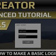 MCreator How To Make A Basic Login Screen Tutorial Part 1