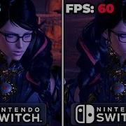 Bayonetta 3 Docked Switch Vs Switch 2 FPS Loading Graphics Testing