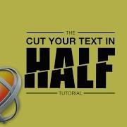 Cut Text In Half Motion 5 Tutorial