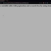 How To Create A Responsive Sortable Table With Pagination And A Search Box By Using Datatables