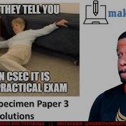 CSEC IT Разбор демонстрационного варианта 3 Практическая работа MAKE IT SIMPLE TT