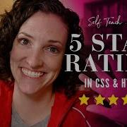 Creating A 5 Star Rating Component In CSS And HTML No JavaScript