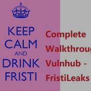 Cyber Security Ethical Hacking Pentesting Lab Vulnhub Walkthrough Fristileaks