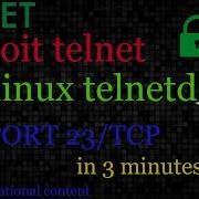 Exploit Telnet Port 23 Tcp Metasploitable Kali Linux Hack Test