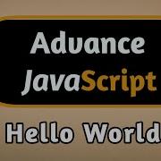 Hello World Program JavaScript