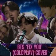 BTS Performs Fix You Coldplay Cover MTV Unplugged REACTION