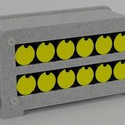 2 3D Printed Casing For Flip Disc Binary Clock