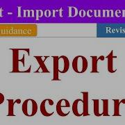 Export Procedure Export Import Documentation Step By Step Export Procedure India Bba Bcom