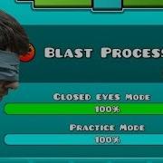 Geometry Dash Level 17 Blast Processing Closed Eyes