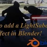 How To Add A LightSaber Effect In Blender
