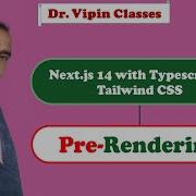 Pre Rendering In Next JS Rendering In Next JS Next Js 14 Tutorial 52 Dr Vipin Classes