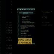 DRAW CLOCK BY PYTHON TURTLE PROGRAM Youtubeshots Coding Py