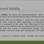 Concurrent Validity In English