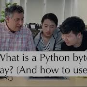 Python Standard Library Byte Arrays And How To Use Them