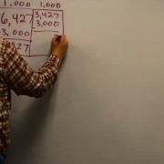 Rectangle Section Division Method 4 Digit Divided By 1 Digit