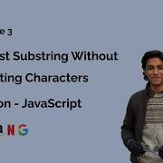 Longest Substring Without Repeating Characters Leetcode 3 Solution JavaScript