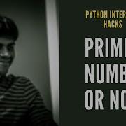 Python Interview Question 2 Is It A Prime Number