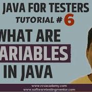 Java For Testers 6 What Are Variables In Java Variable Types