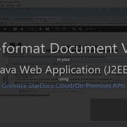 How To Display PDF And Office Documents In Your Java Web Application J2EE Using StarDocs